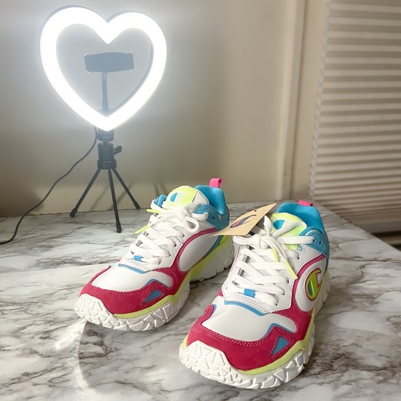 SOLD Champion Tank Track Neon Street Shoes - Picture 4 of 5
